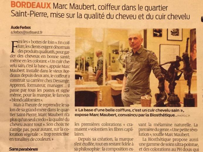 Article dans Sud Ouest